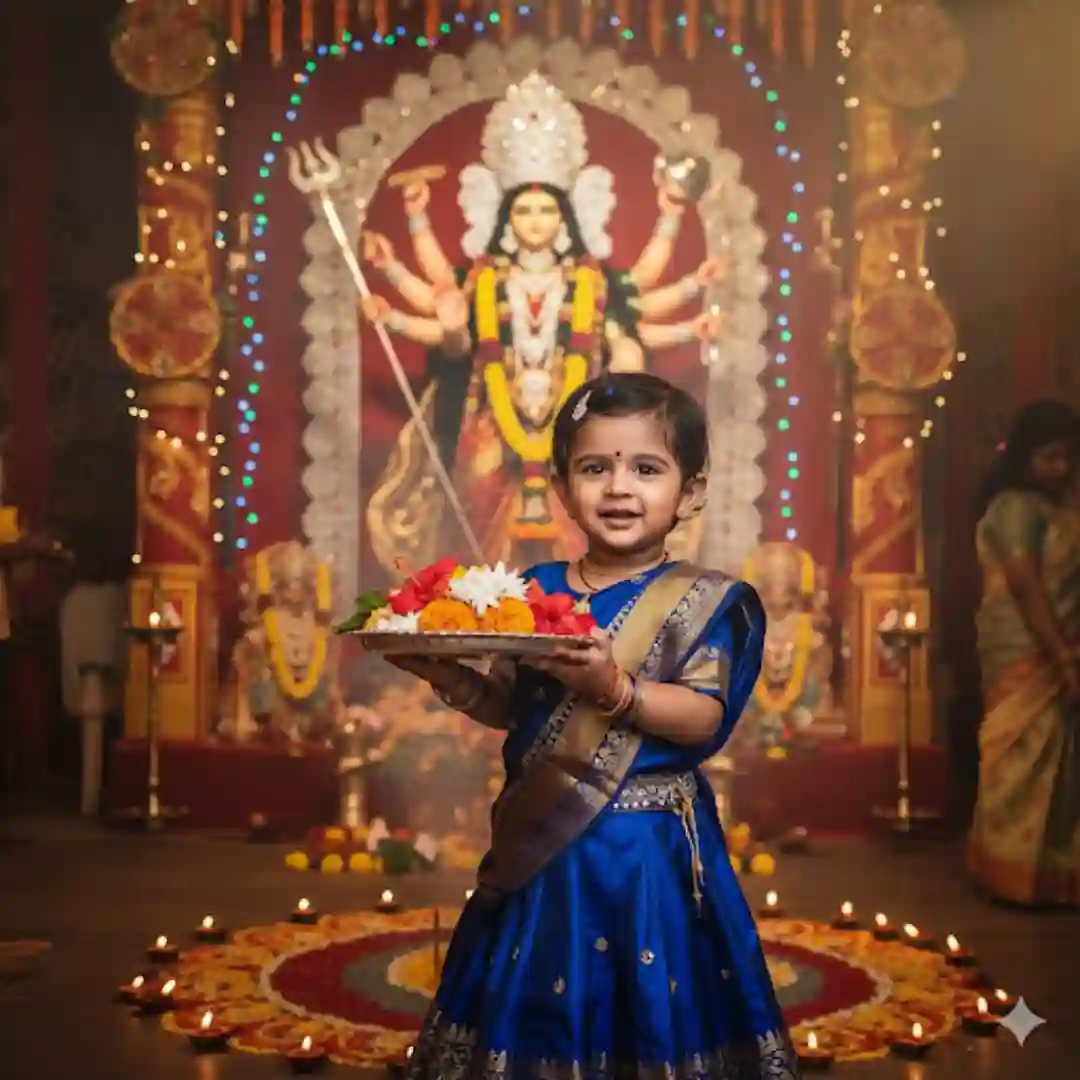 Diwali gemini ai prompt for baby girl