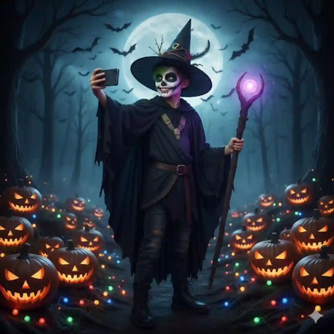 Halloween Al prompts for selfies