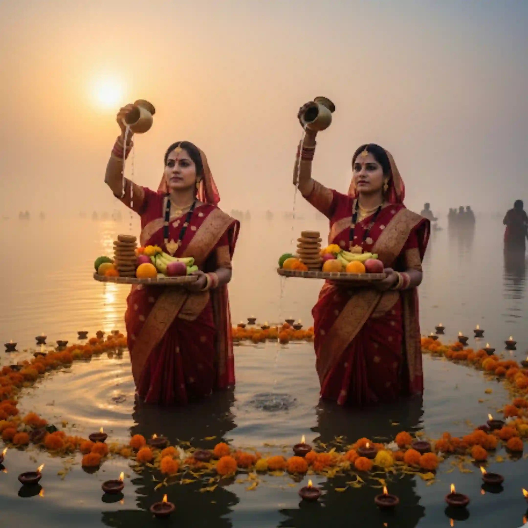 Google Gemini chhath puja sandhya arghya ai photo prompts 2025