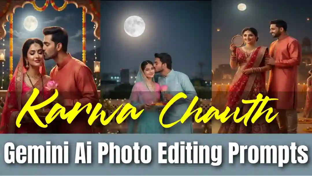 Google Gemini Karwa Chauth Ai Photo Editing Prompts For Couples free