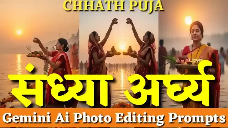 google gemini chhath puja sandhya arghya ai photo