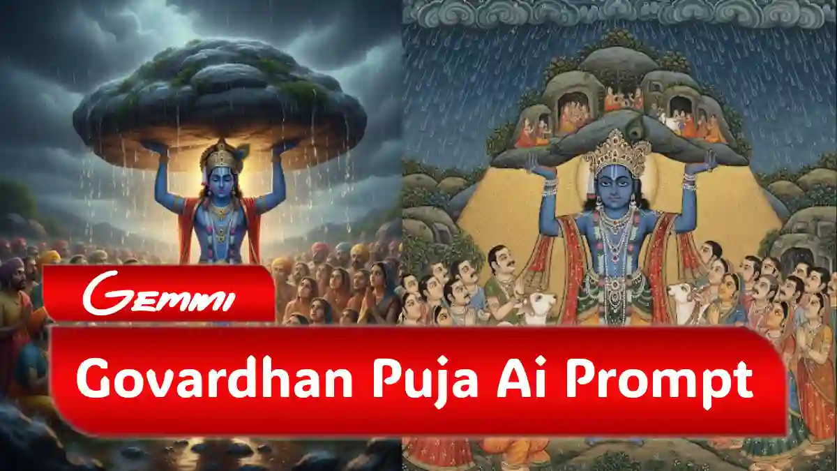 Top 7 Trending Google Gemini Govardhan Puja Ai Photo Editing Prompts 2025