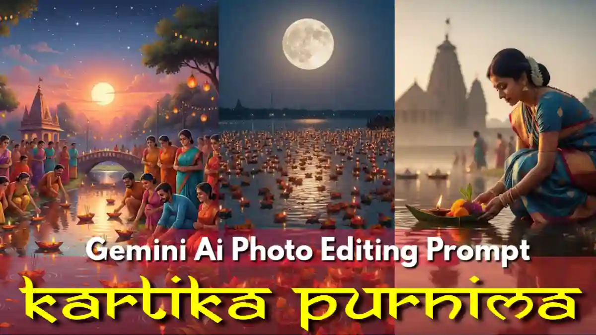 google gemini kartika purnima ai photo editing prompts 2025 boita bandana