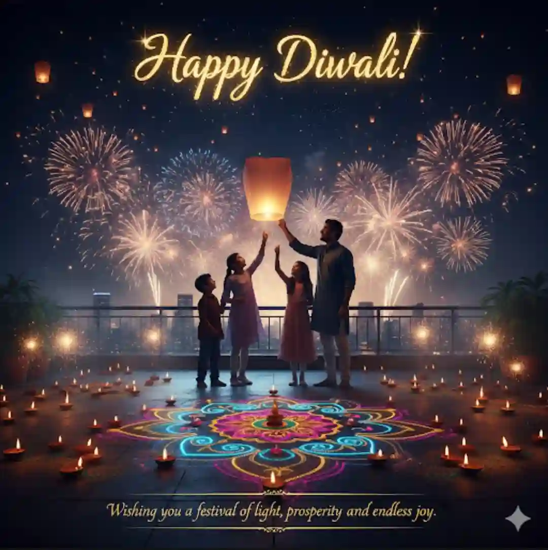 Google Gemini Happy Diwali AI prompt for gemini boy