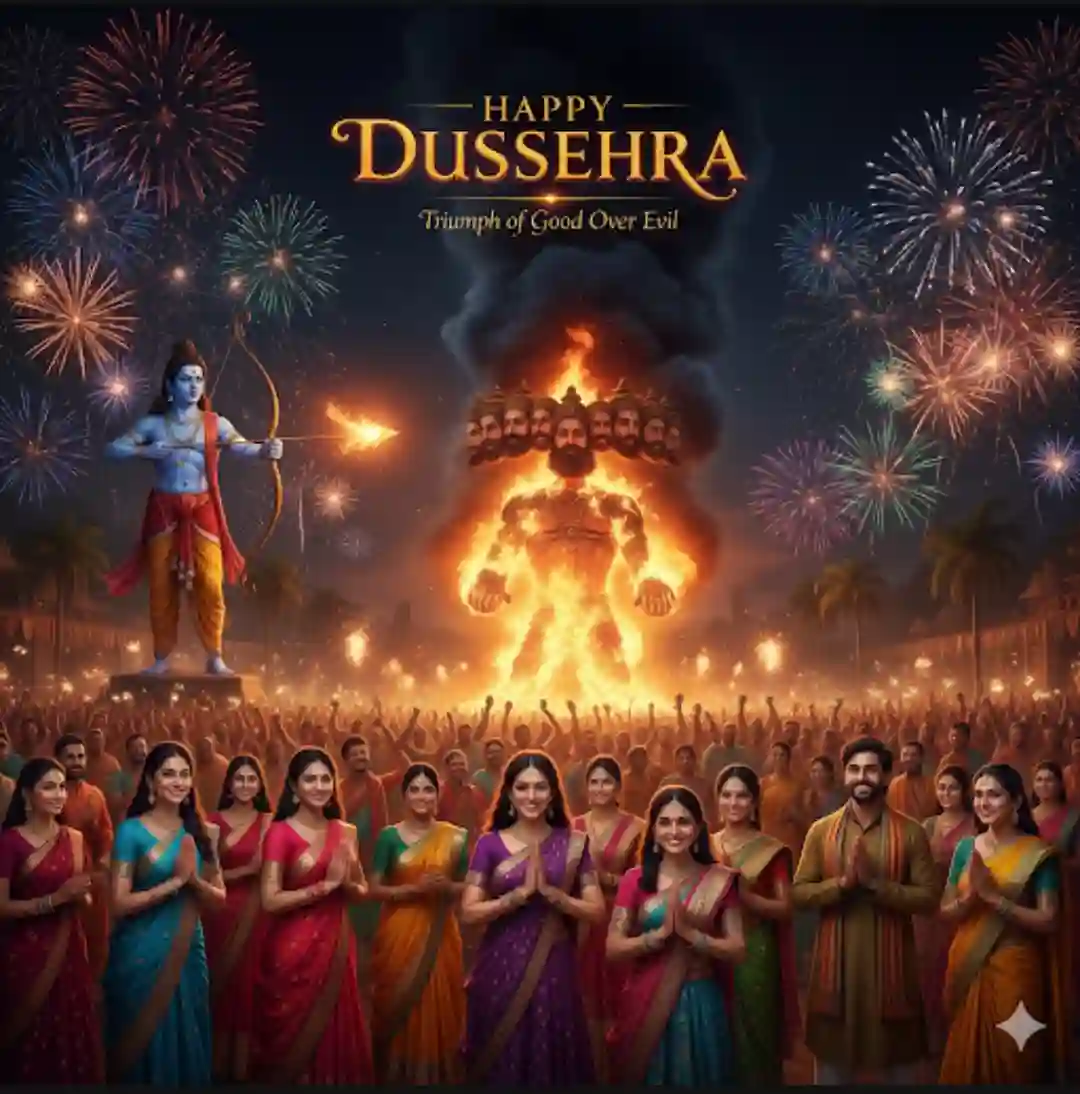 happy dussehra AI prompt