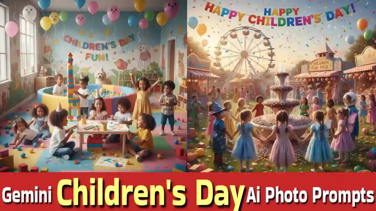 google gemini children's day ai photo editing prompts 2025