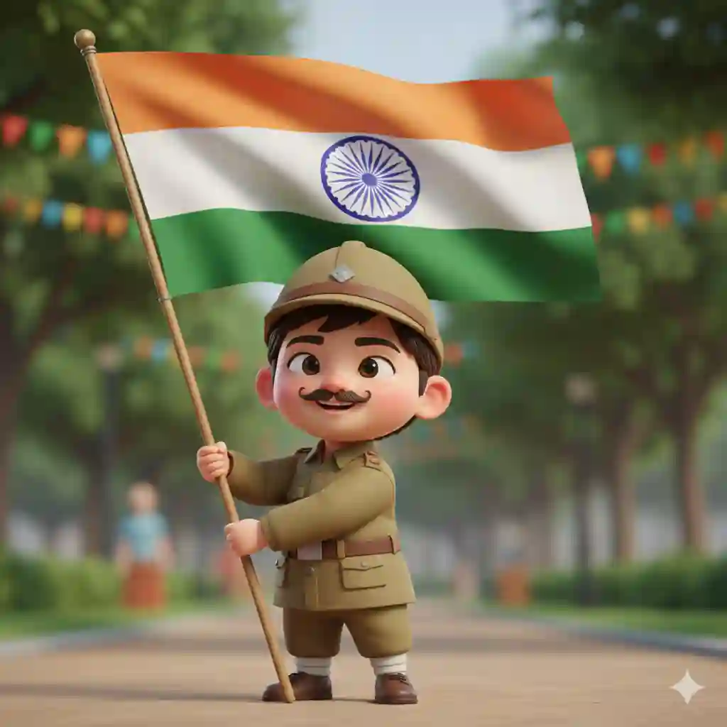 26 January Ai Photo Editing Prompt For Freedom Fighter With 3D Quality