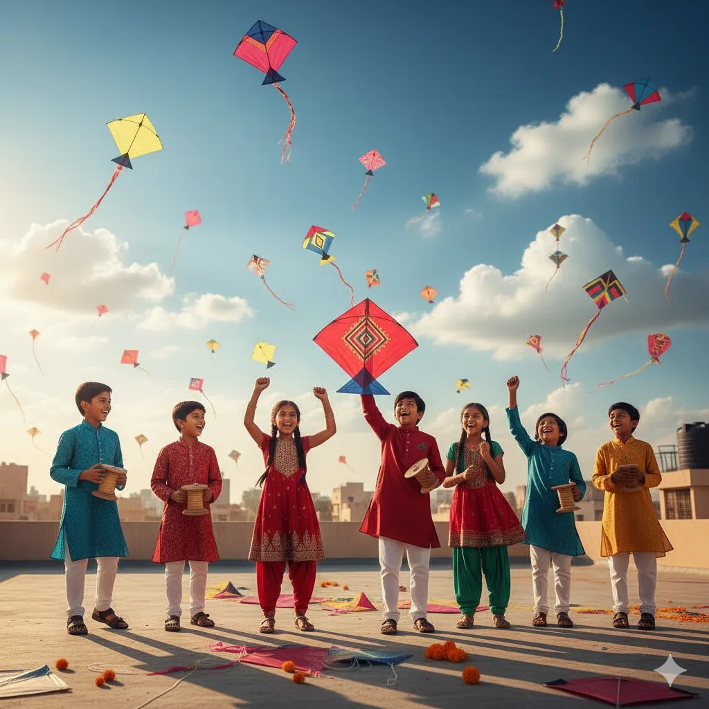 Makar sankranti prompt for kids